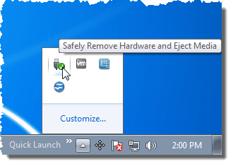 safely eject usb windows 10